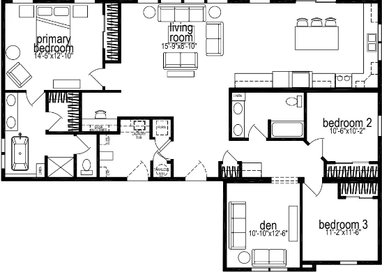 Barkley floor plan home features