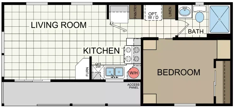 Aps-516 floor plan home features