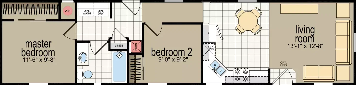 Cm-2562l floor plan home features