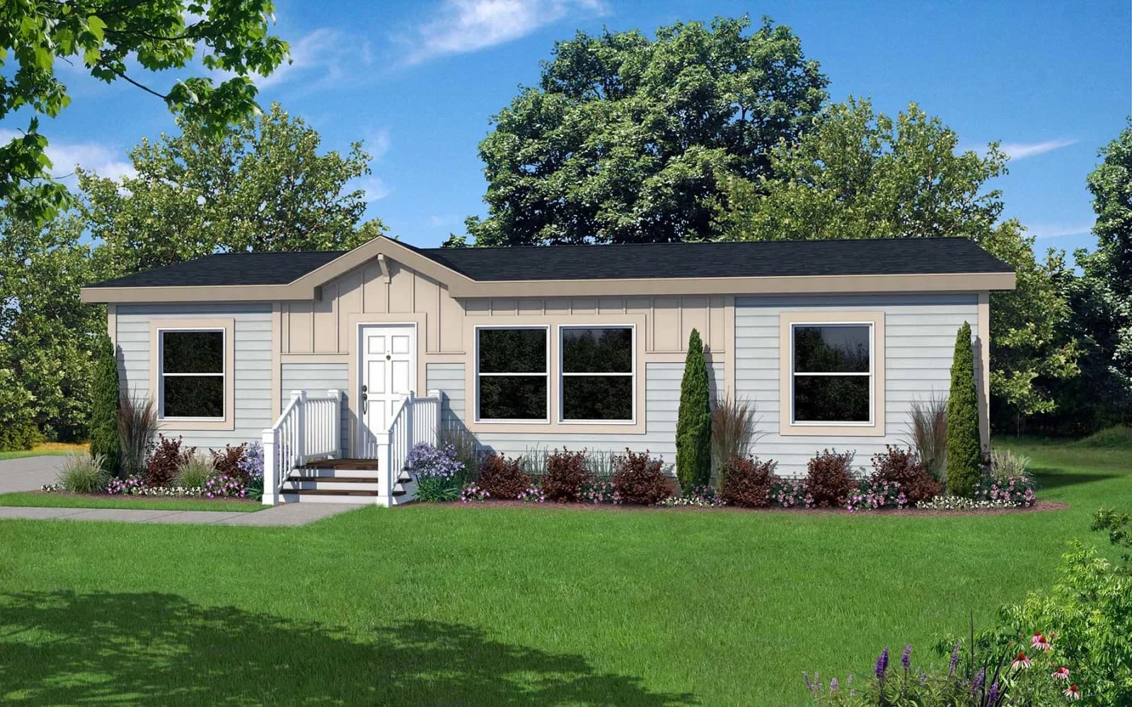 Crescent bay hero and elevation home features